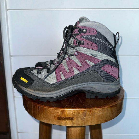 Asolo Sharp GTX Waterproof Hiking Boot Gray Women size 7.5 main image 7